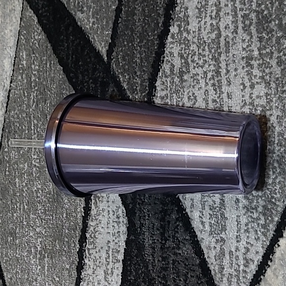 STARBUCKS 2016  SMOOTH IRIDESCENT PURPLE EMBOSSED SIREN STAINLESS STEEL TUMBLER - Picture 6 of 12